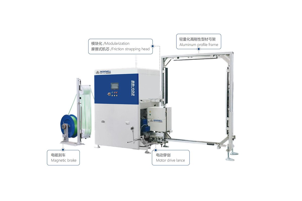 SS-102穿劍式側(cè)面捆扎機(jī)